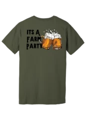 Bc3001 Army Flat Back Its A Farm Party